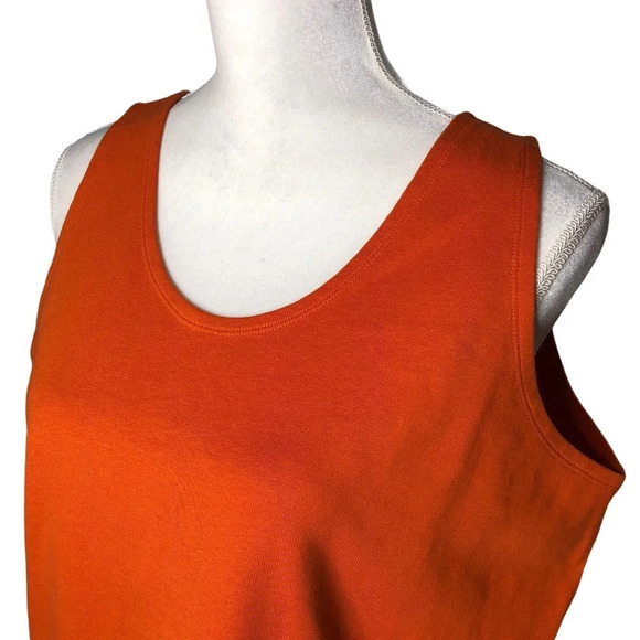 PATAGONIA Vintage Organic Mobilitee Orange Tangerine Tank Top - Picture 1 of 9